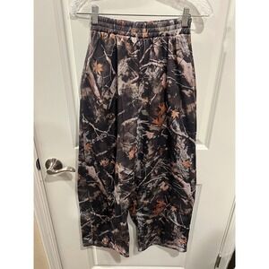 SHEIN Women‎ Wide Leg Pants Real Tree Camo Print Brown Size S